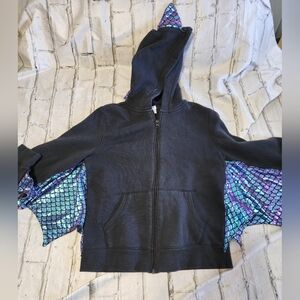 Amazon Essentials Black Kids' Zip Hoodie